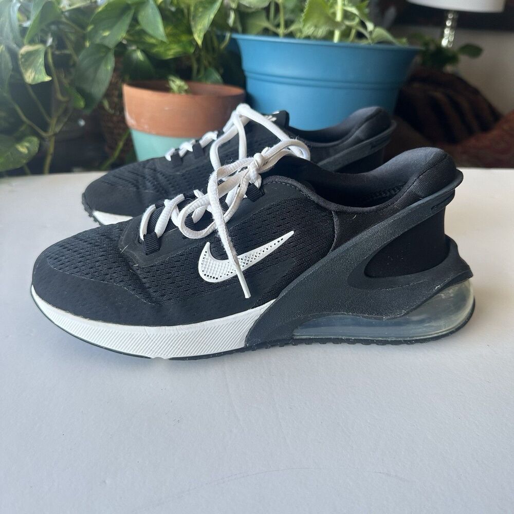 Nike GS Air Max 270 Go DV1968-002 Boys Youth 7Y Sneakers Shoes Black/White 2023